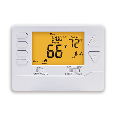 Riseem NTC Sensor 24V LCD 2 Heat 1 Cool Programowalny centralny najlepszy termostat domowy