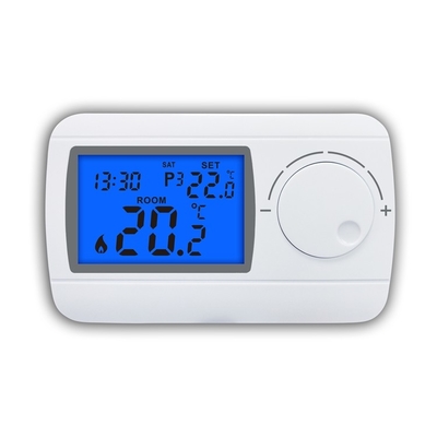 Riseem 230V Przycisk cyfrowy LCD Elektroniczny termostat Grzejnik 7 dni programowalny