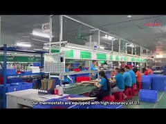 7-dniowy programowalny termostat ABS w kolorze białym do bezprzewodowej kontroli ogrzewania